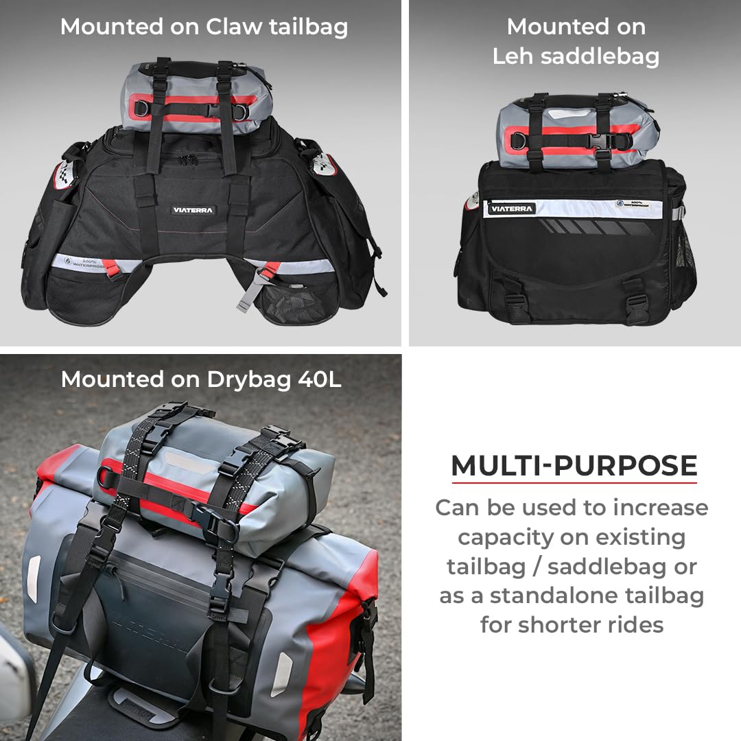 ViaTerra Impermeabile DryBag 8L Moto Tailbag