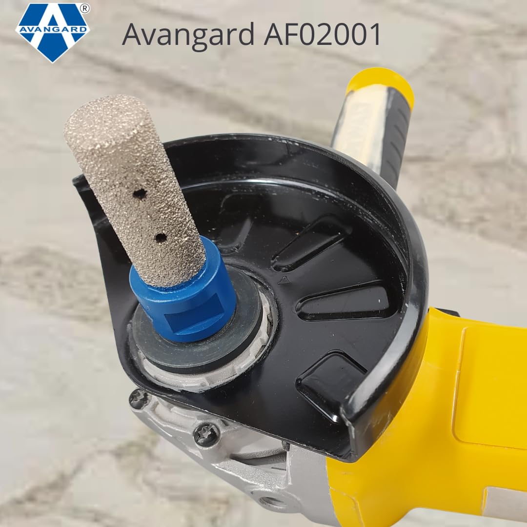 fresa diamantata cilindrica professionale AVANGARD - Allarga Fori per fori sopra i 20 mm. Per Gres porcellanato, Ceramica, Marmo e Granito Attacco M14 per smerigliatrice angolare standard