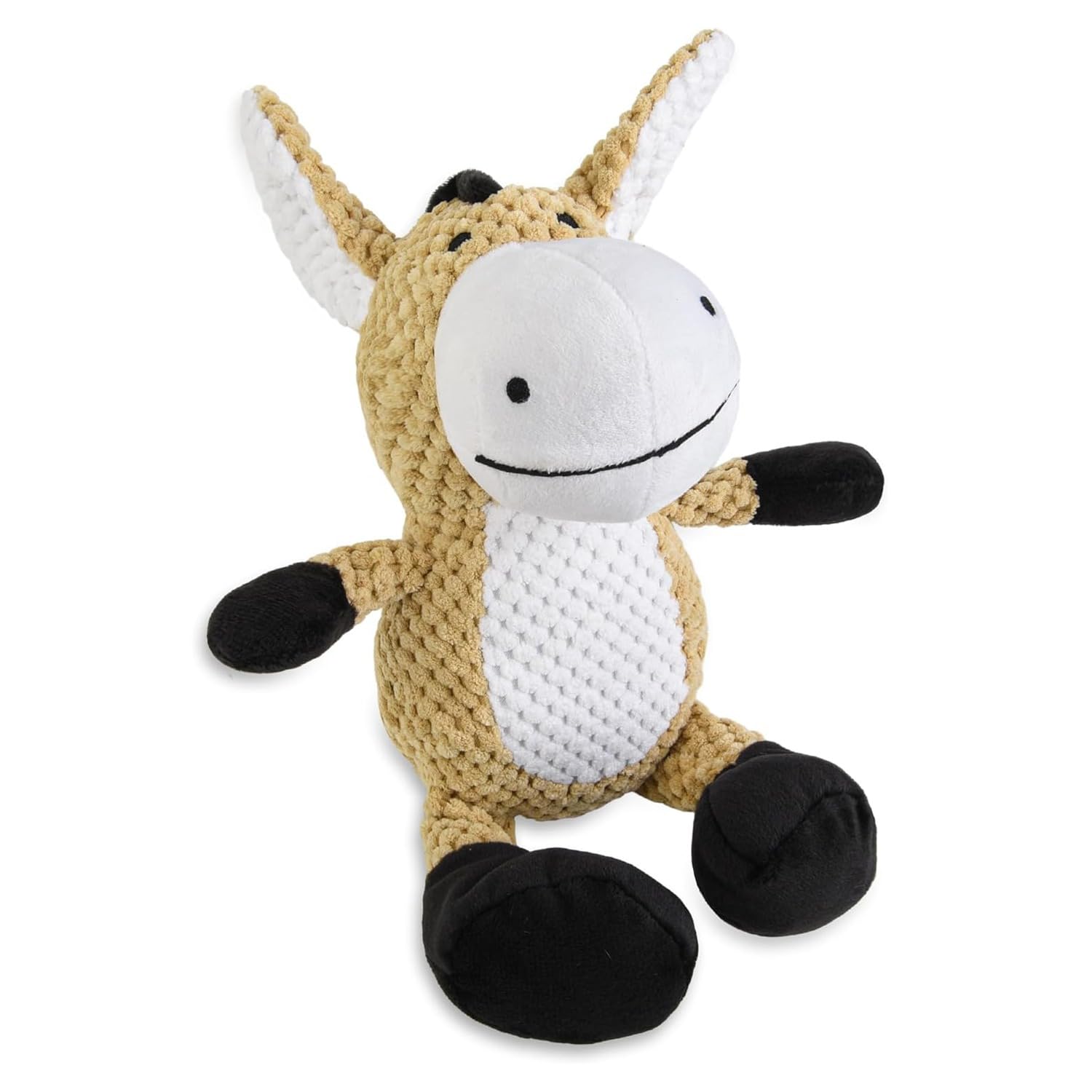 PETS EMPIRE Donkey Squeaky Plush Toy for Dogs | Soft Plush Chew Toys Designed for Puppies | Non-Toxic, Soft, Stuffed Interactive Cute Squeaky Toy | Teething Rope Dog for Small to Medium Dogs (B0CVGV4RZF) Amazon Price History, Amazon Price Tracker