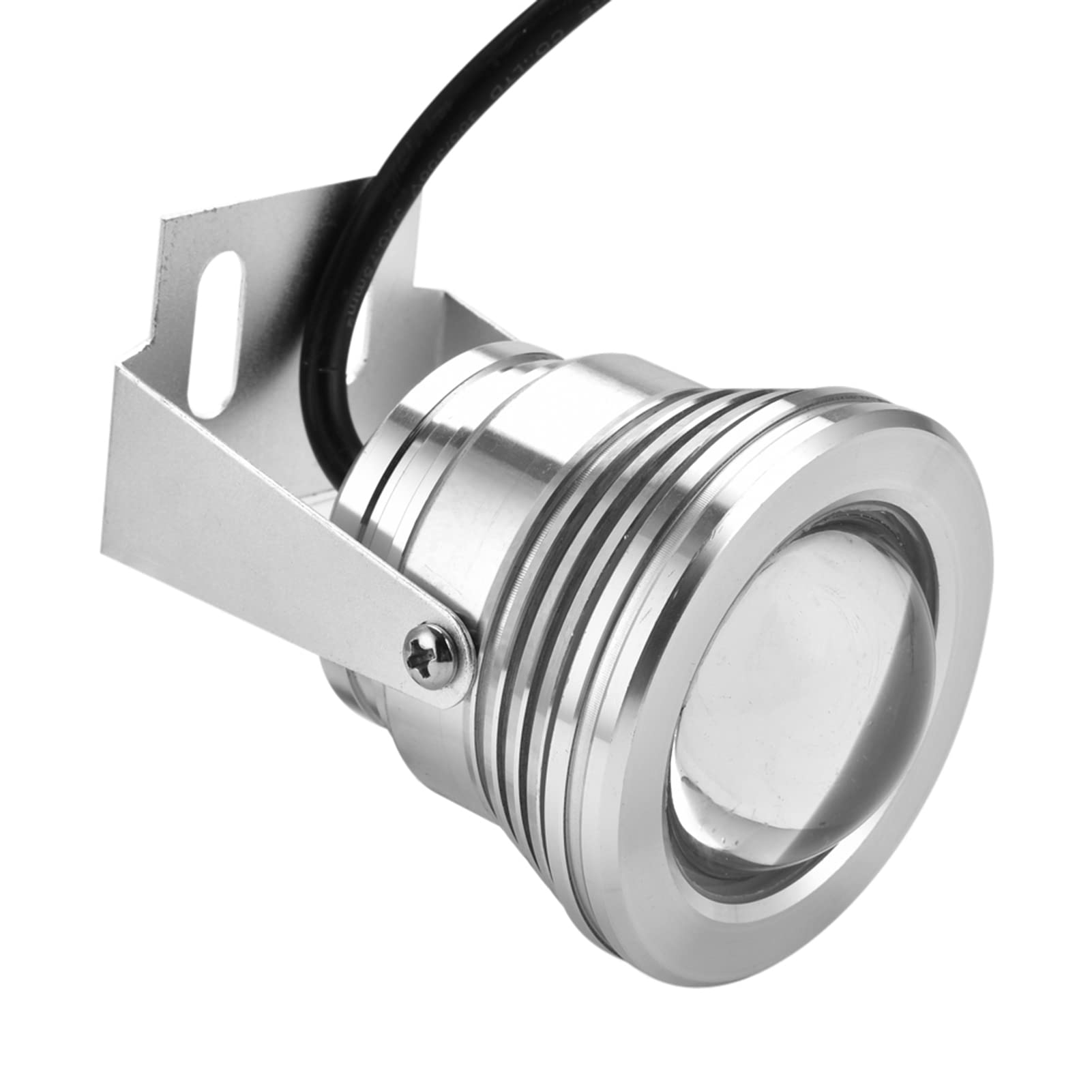 Luce Subacquea LED RGB Con Telecomando 10W IP65 | Faretto Multicolore Per Fontana, Stagno E Giardino, Alluminio, 60°