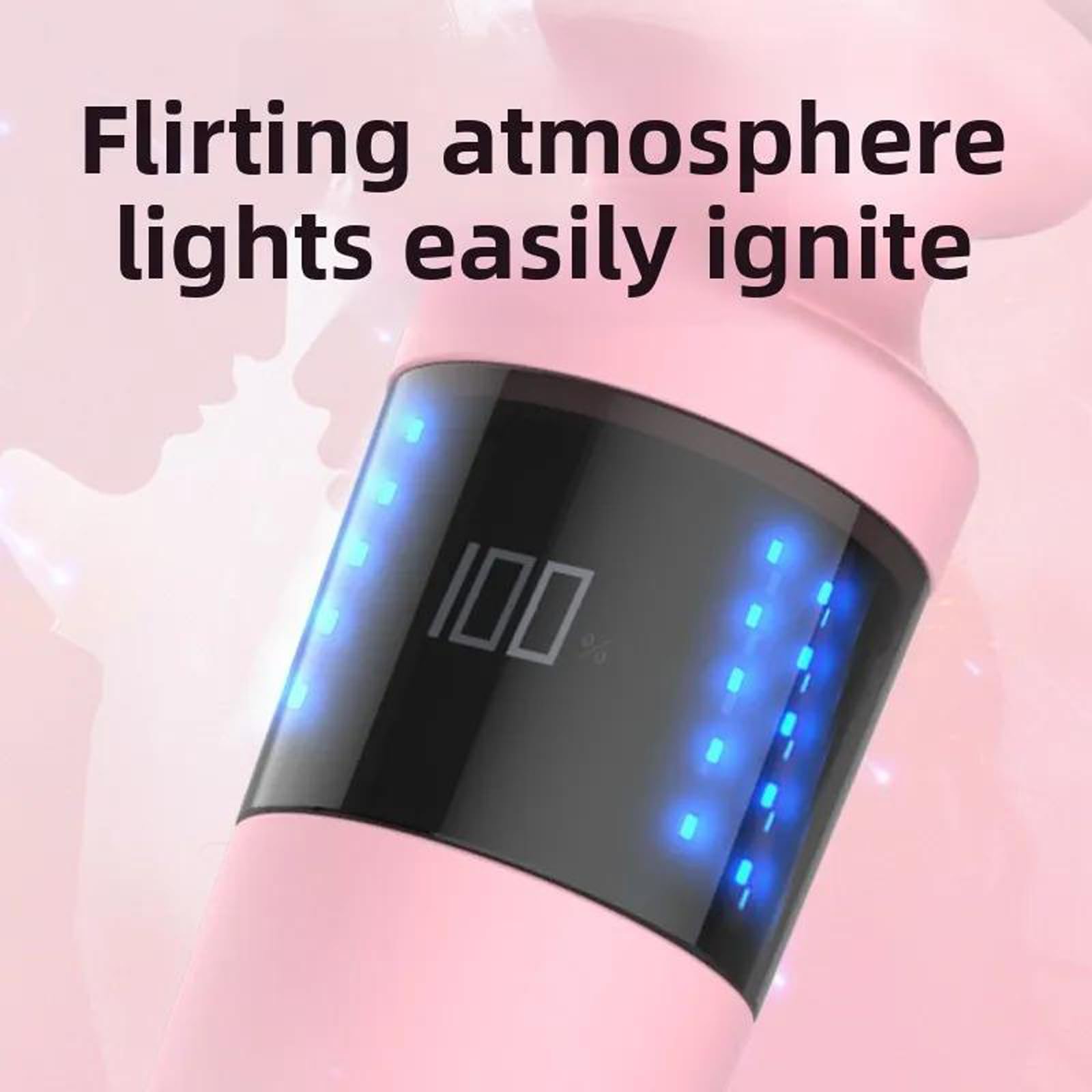 Elektro Shock Massagestab Handvibrator mit 10 Vibration & 5 Elektroschocker Realistischer G-Punkt Massage Vibratoren-Modi E-stim Klitoris Stimulator Sexspielzeug für Paare Frau