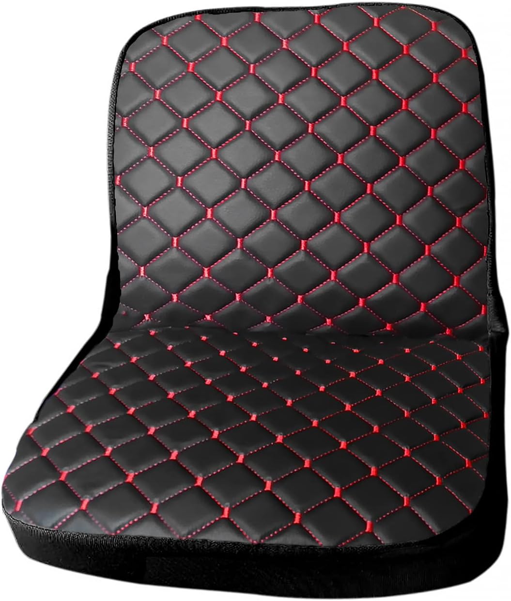 Riding Lawn Mower Seat Cover, Lawn Tractor Seat Cover, Tractor Seat Cover for L Type Seats, Forklift Seat Cover, Five Colors (Black Kapitone)