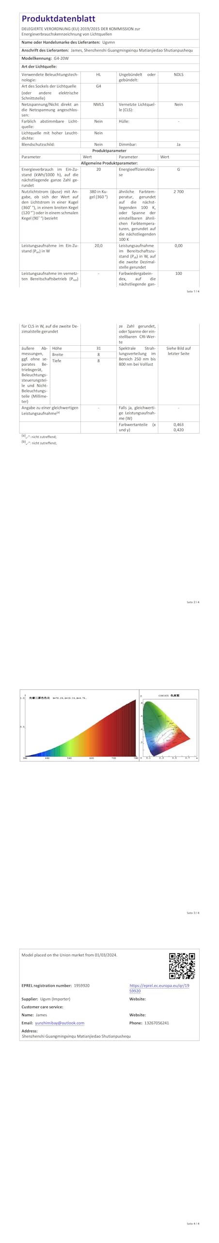 G4 żarówka halogenowa 12 V 20 W, 2 piny, przezroczyste lampy kapsułkowe, ciepła biel 2700 K, długi 生命周期