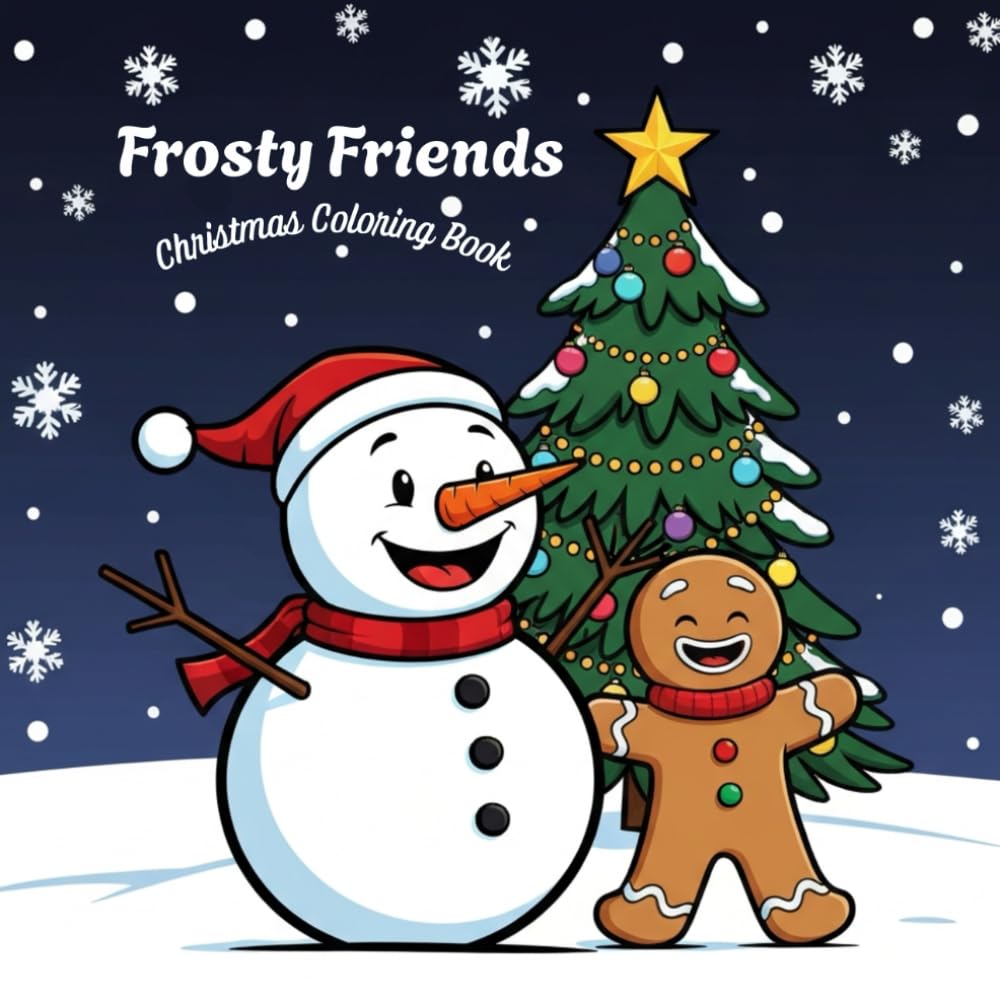 Frosty Friends: Christmas Coloring Book