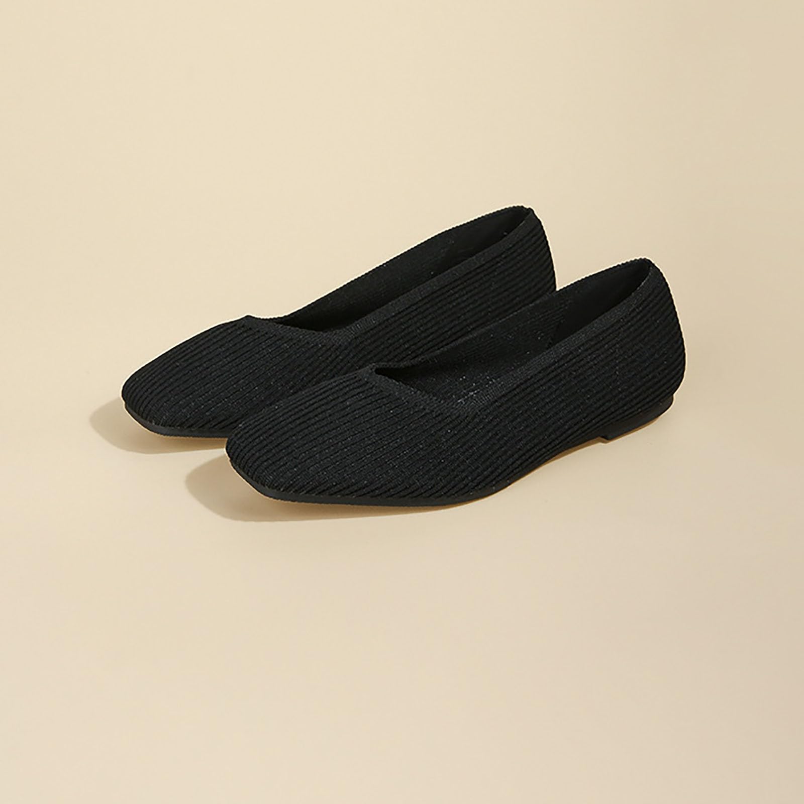 Tanzschuhe Damen Flach Breite Füße Atmungsaktive Schuhe Damen aus Hochwertigem Canvas mit Vulkanisierter Gummisohle Langlebig für Alltagsgebrauch Freizeit Garten Und Stadtspaziergänge