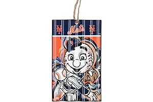 New York Mets Corrugated Metal Sign Ornament