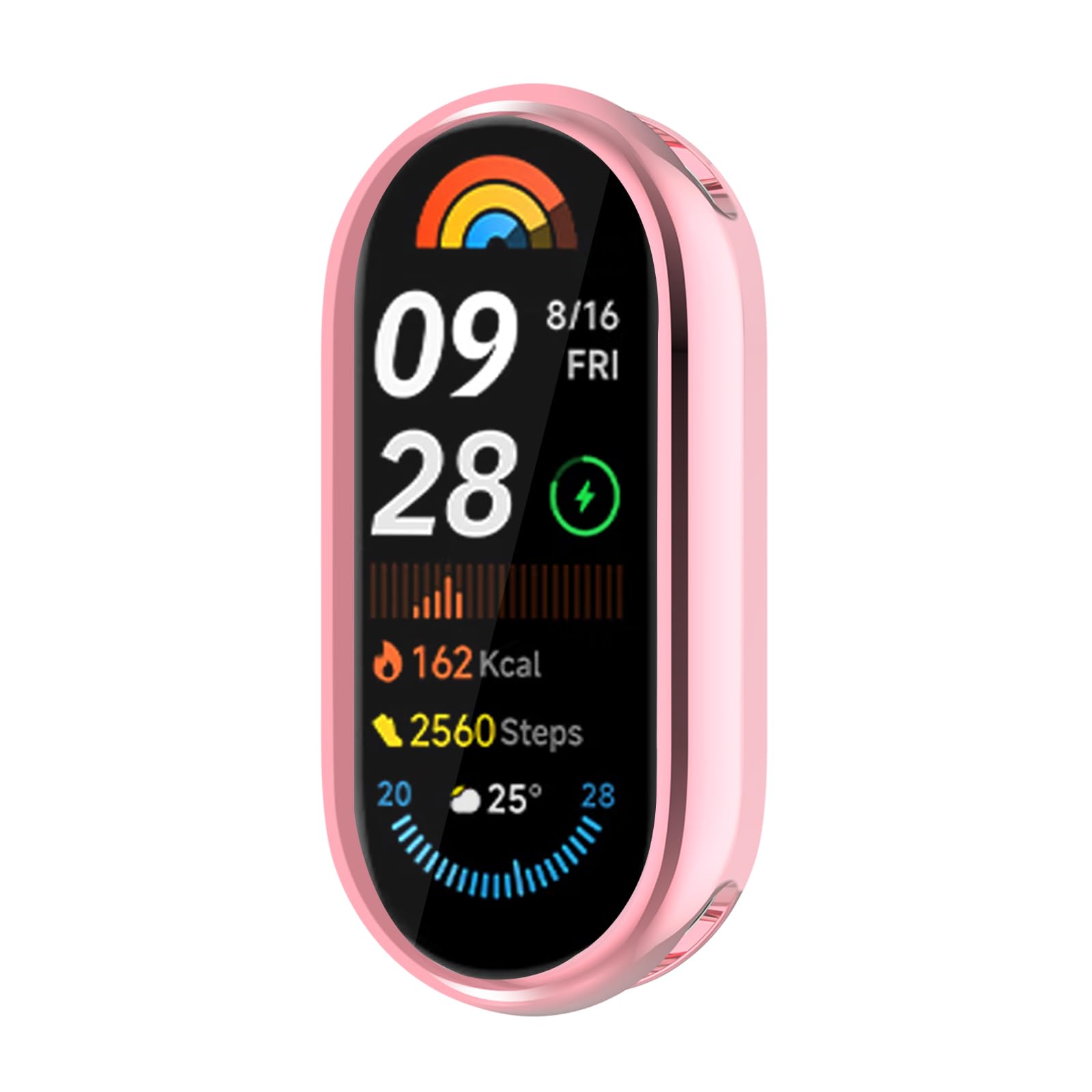 Coque De Protection En Silicone Pour Xiaomi Mi Band 9/9 NFC Black