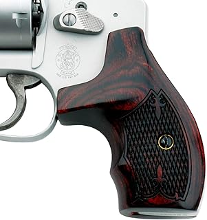 Altamont - S&W J Round Revolver Grips - Boot - Real Wood Gun Grips fit Smith & Wesson J Frame Round Butt .38 Special and 9mm Revolvers - Made in USA