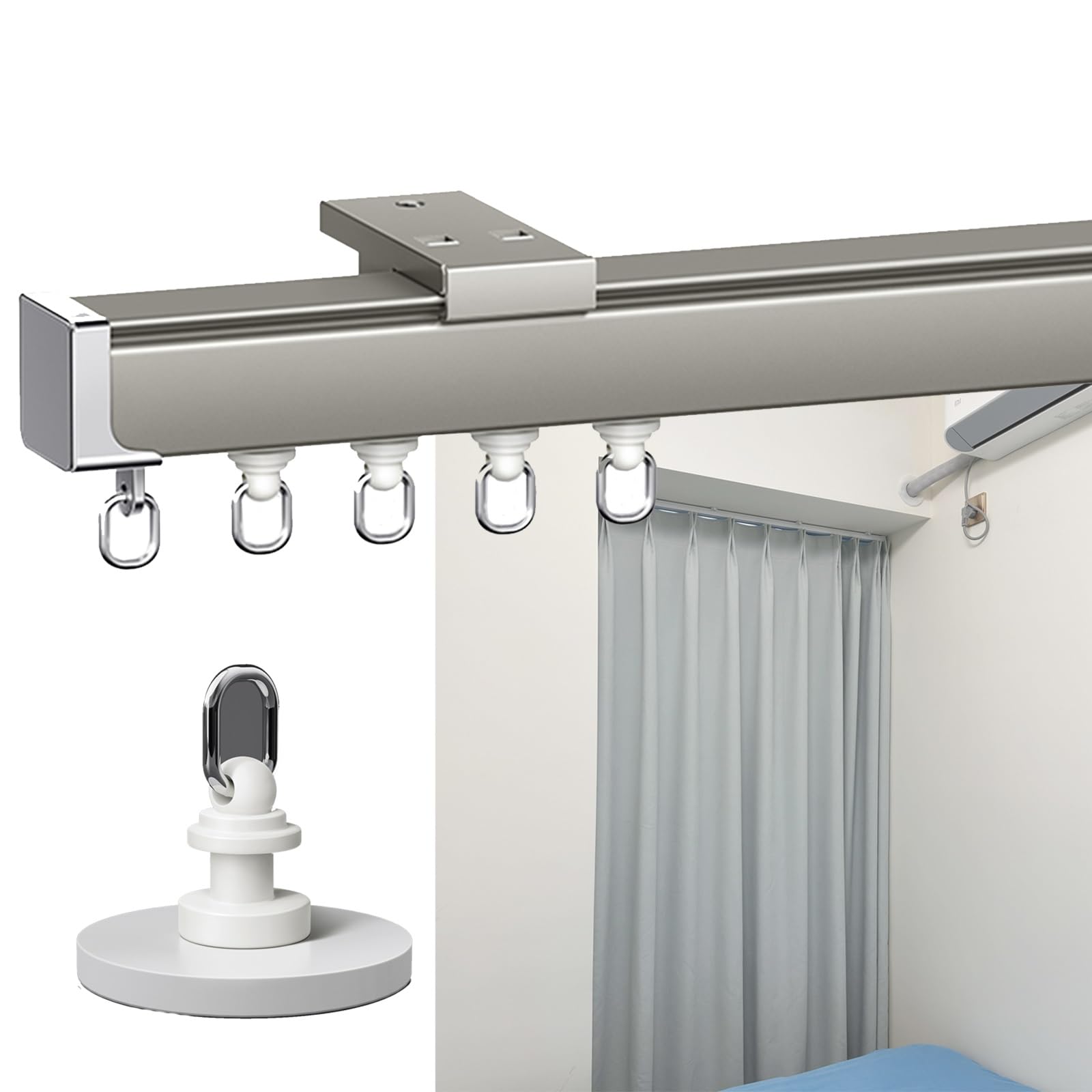 Curtain Rail System 2 SUPERGLIDE Extendible Curtain Tracks | Quickfit