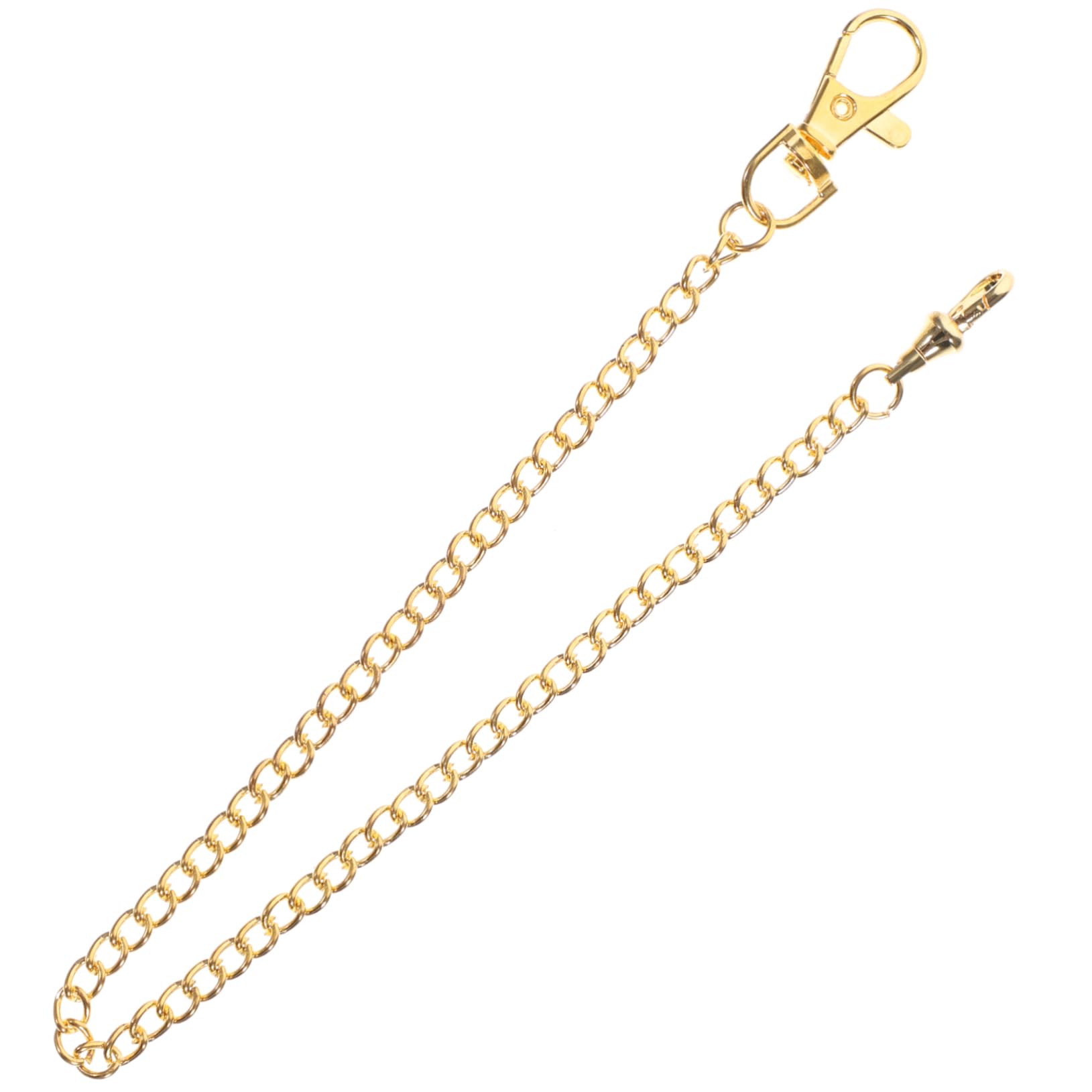 AOKWAWALIY Pocket Watch Chain Watch Chain Link Silver Pocket Watch Wallet Chain for Men Camisole Vintage Pocket Watch Pants Chain for Men Mens Fr Jeans Tank Top Golden Metal