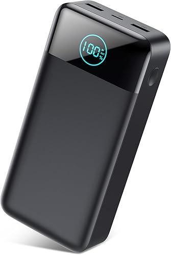 Cargador portátil de 50800 mAh, cargador de batería externa de carga rápida PD QC 4.0 USB C, cargador de teléfono celular portátil para viajes al