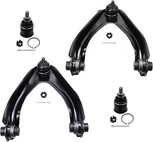 Miniatura 639 de Detroit Axle - Kit de brazos de control delanteros de 4 piezas para Chevrolet Aveo Aveo5 Pontiac G3 Wave Wave5 Suzuki Swift+, 2 brazos de control