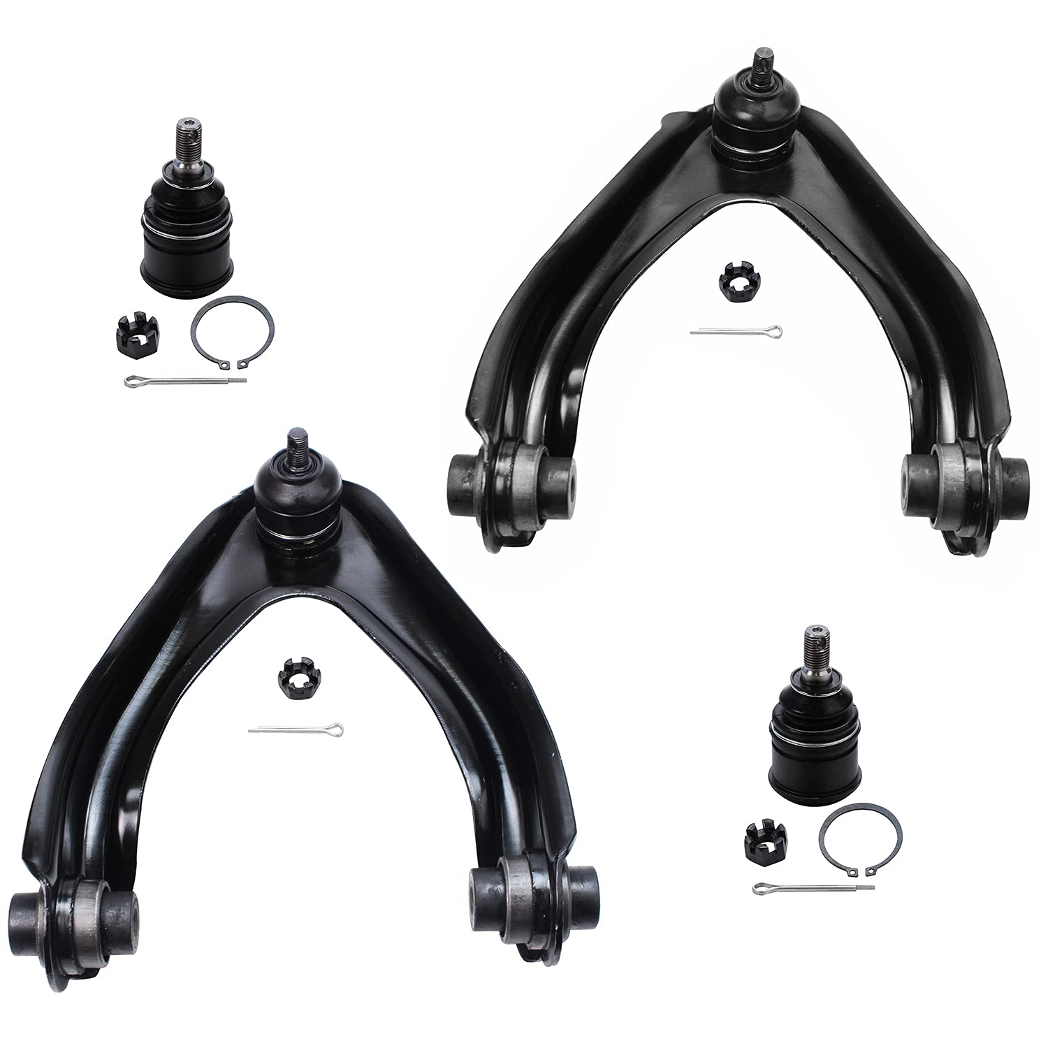 Detroit Axle Front Tie Rod Kit For 97-01 Honda CR-V - 6pc Set With Inner/Outer Rods & Boots