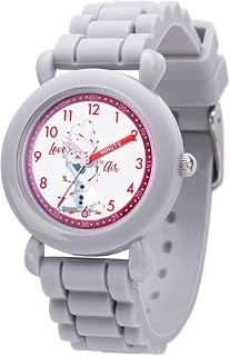 Valentine’s Kids' Plastic Time Teacher Analog Quartz Silicone Strap Watch