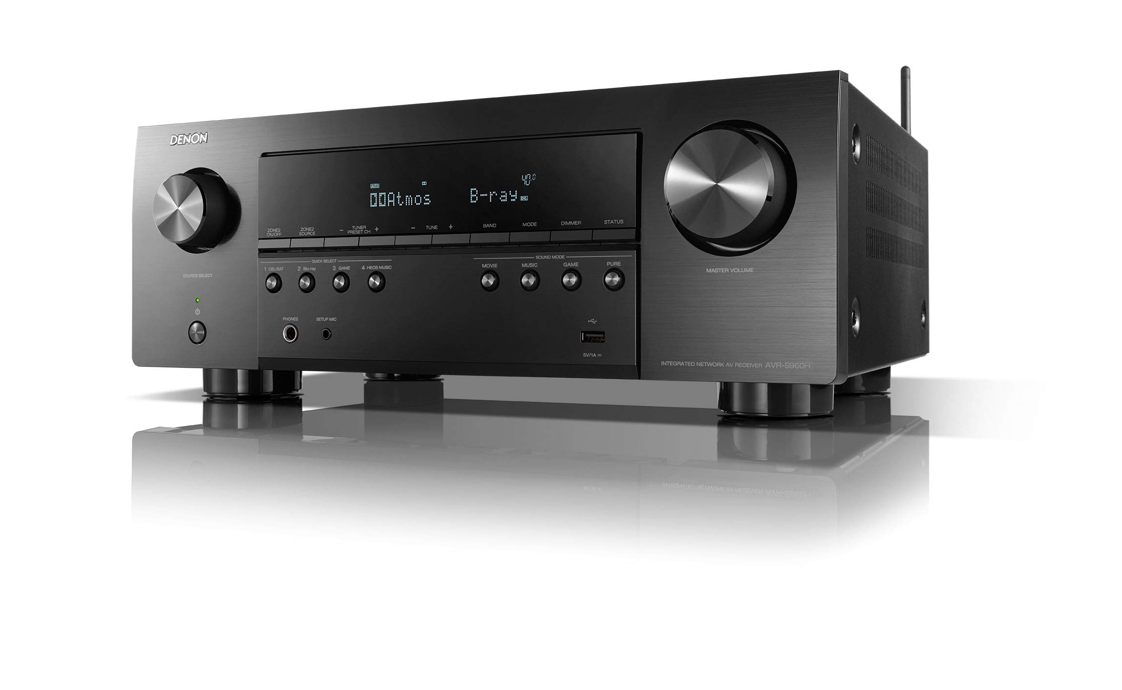 Receptor DENON AVR-S960H 7.2 8K 120Hz ATHMOS