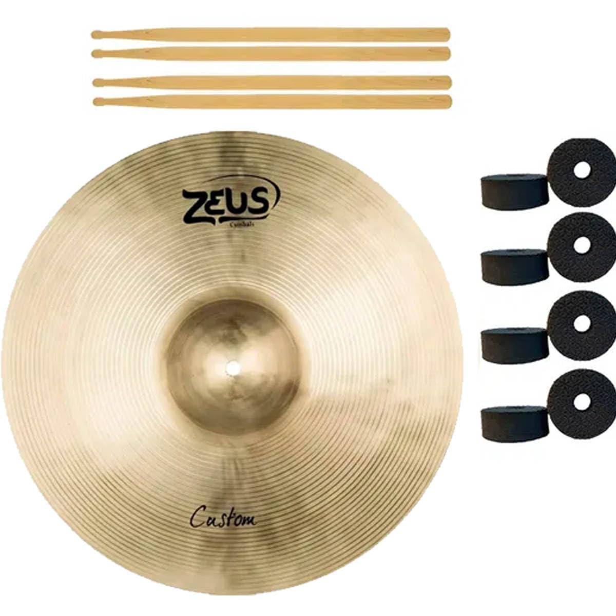 PRATO ZEUS CUSTOM CRASH 16 ZCC16 LIGA B20 : Amazon.com.br