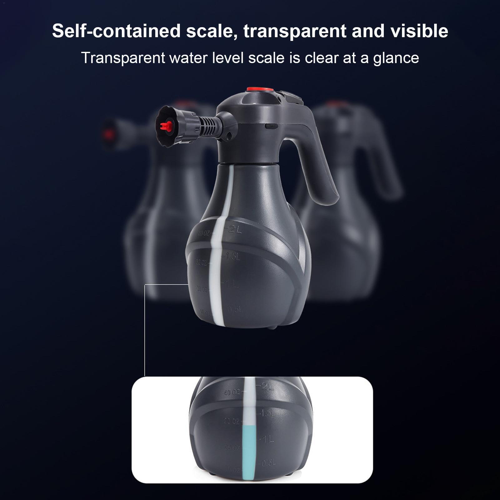 Pulverizador eléctrico de espuma – Botellas de manguera de jardín de 2 L, pulverizador de bomba profesional, potentes accesorios inalámbricos de coche para lavar el hogar