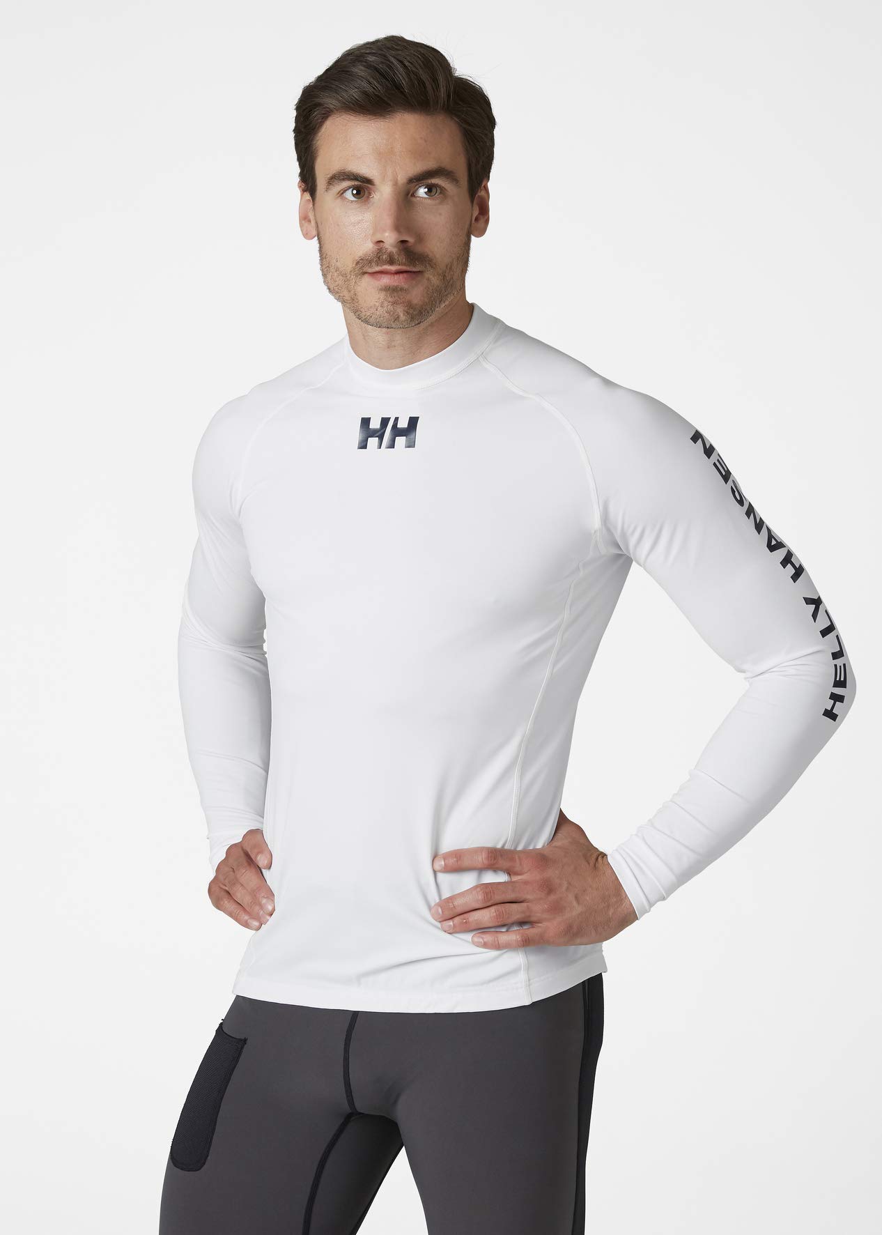 Helly Hansen Mens Long Sleeve T-Shirt Waterwear Rashguard