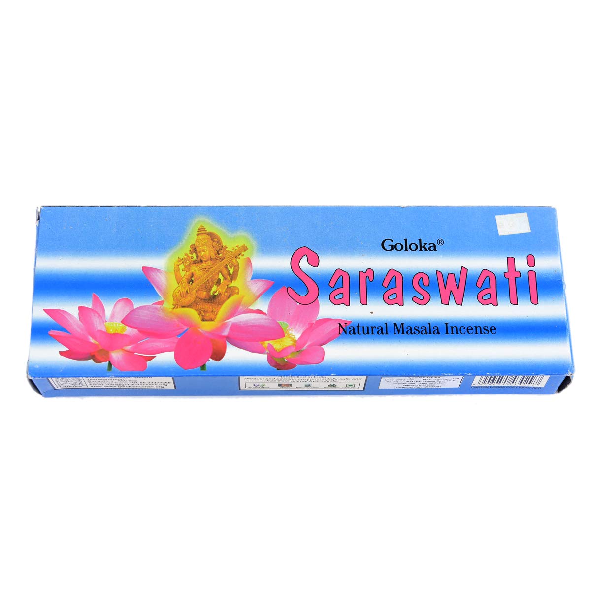 GOLOKA Saraswathi Masala Agarbathi (Incense) Sticks (250 Grams Pack)