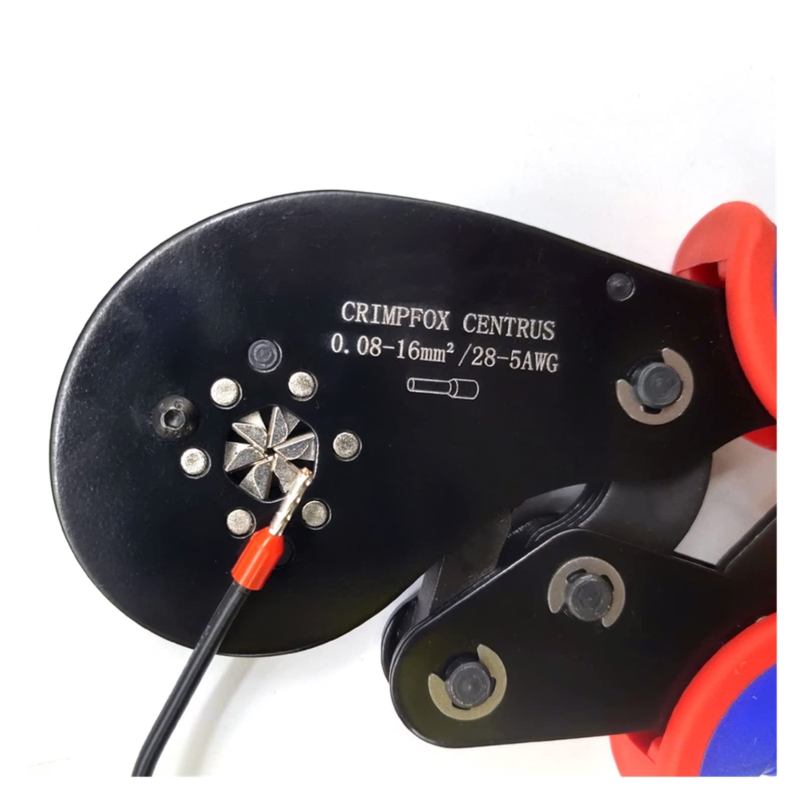 HSC8 16-6 0.08-16mm² zestaw szczypiec do zaciskania końcówek rurowych narzędzie do zaciskania złączy tulejowych precyzyjny zestaw zacisków elektrycznych perfection (Color : HSC8 16-6)