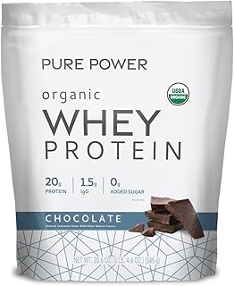 Dr. Mercola, Organic Miracle Whey Chocolate Protein Powder, 13.5 oz (382.5 g), Non GMO, Soy Free, Gluten Free, Non GMO, Soy-Free, Gluten Free, USDA Organic
