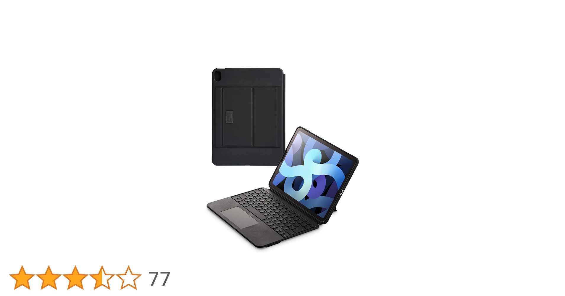 ELECOM iPad Air用ケース一体型キーボード TK-CA11BPBK Touch Book for iPad Air 11インチ/10.9インチ - TK-CA11BPBK