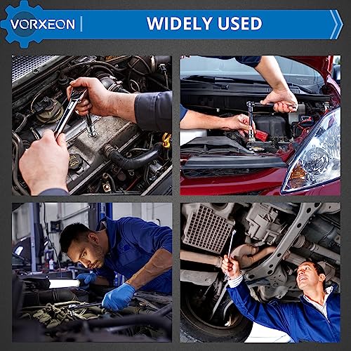 VORXEON 13Pcs Star Bit Socket Set T8-T70, Torx Socket 50BV30 CR-V and S2 Alloy Steel Bit Drive 1/4”, 3/8”, 1/2” with Storage Case by VORXEON - Image 6