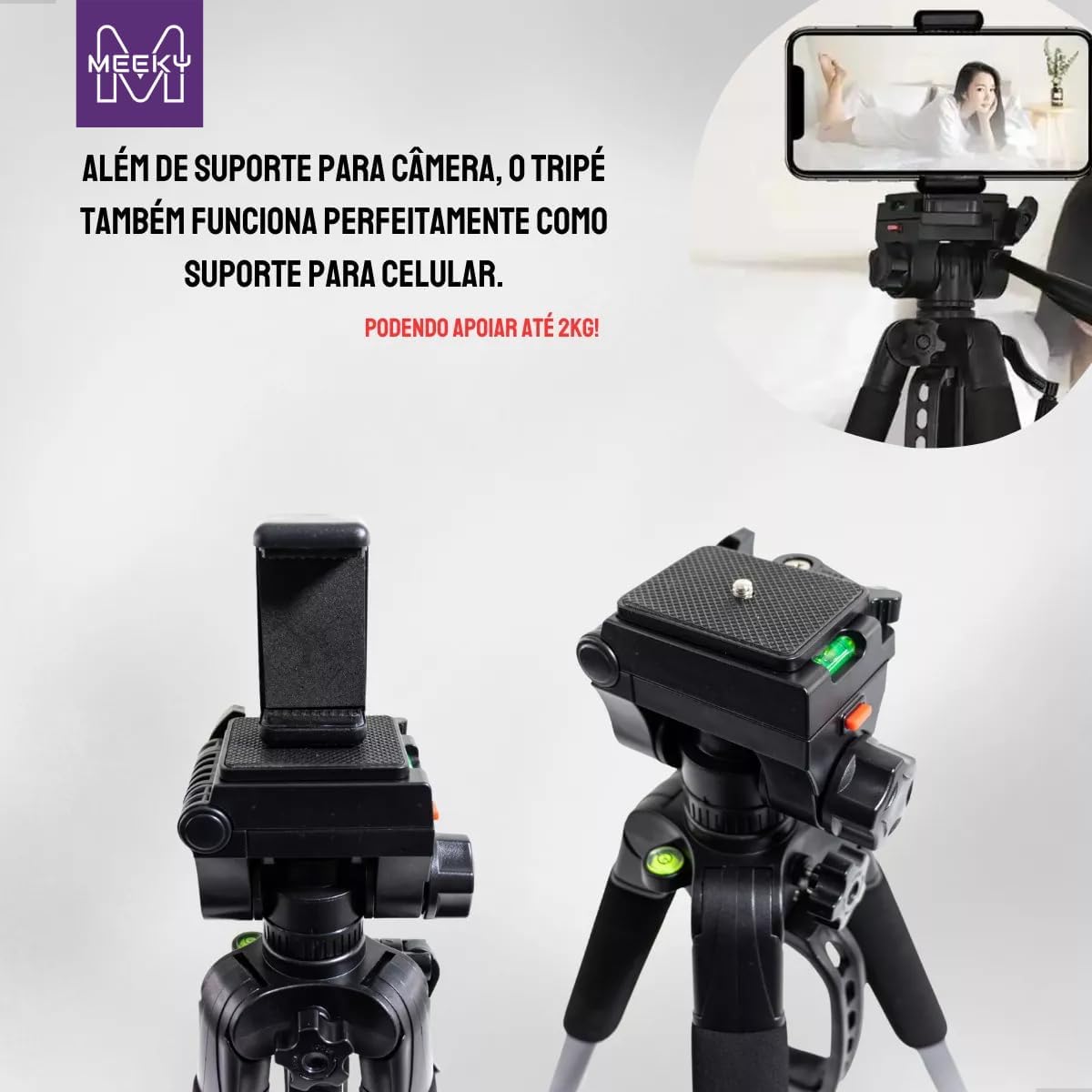 Tripe Profissional Universal Barganha Mix Câmera Celular 140cm Cabeça Semi Hidráulica Com Suporte Celular Para Cameras E Celulares Ideal Para Estabilizar Videos E Fotos Tripe Profissional Universal Barganha Mix Câmera Celular 140cm Cabeça Semi Hidráulica Com Suporte Celular Para Cameras E Celulares Ideal Para Estabilizar Videos E Fotos