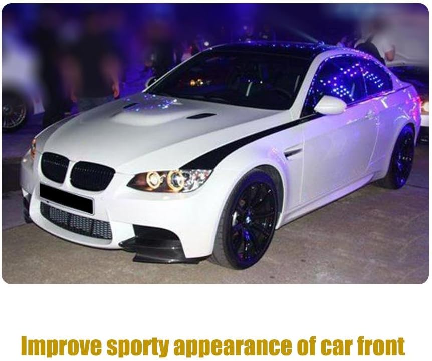 E90 Carbon Fiber Front Splitter fits for BMW 3 Series M3 E90 E92 E93 2 Door 4 Door 2008-2014 Pair Front Bumper Spoiler Lip Deflector Splitter