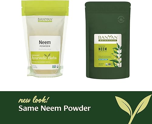 Miniatura 4 de Banyan botánicos Neem Powder – Orgánica USDA – azadirachta Indica – ayurvédica zacate para Skin & Blood, No Model, 1