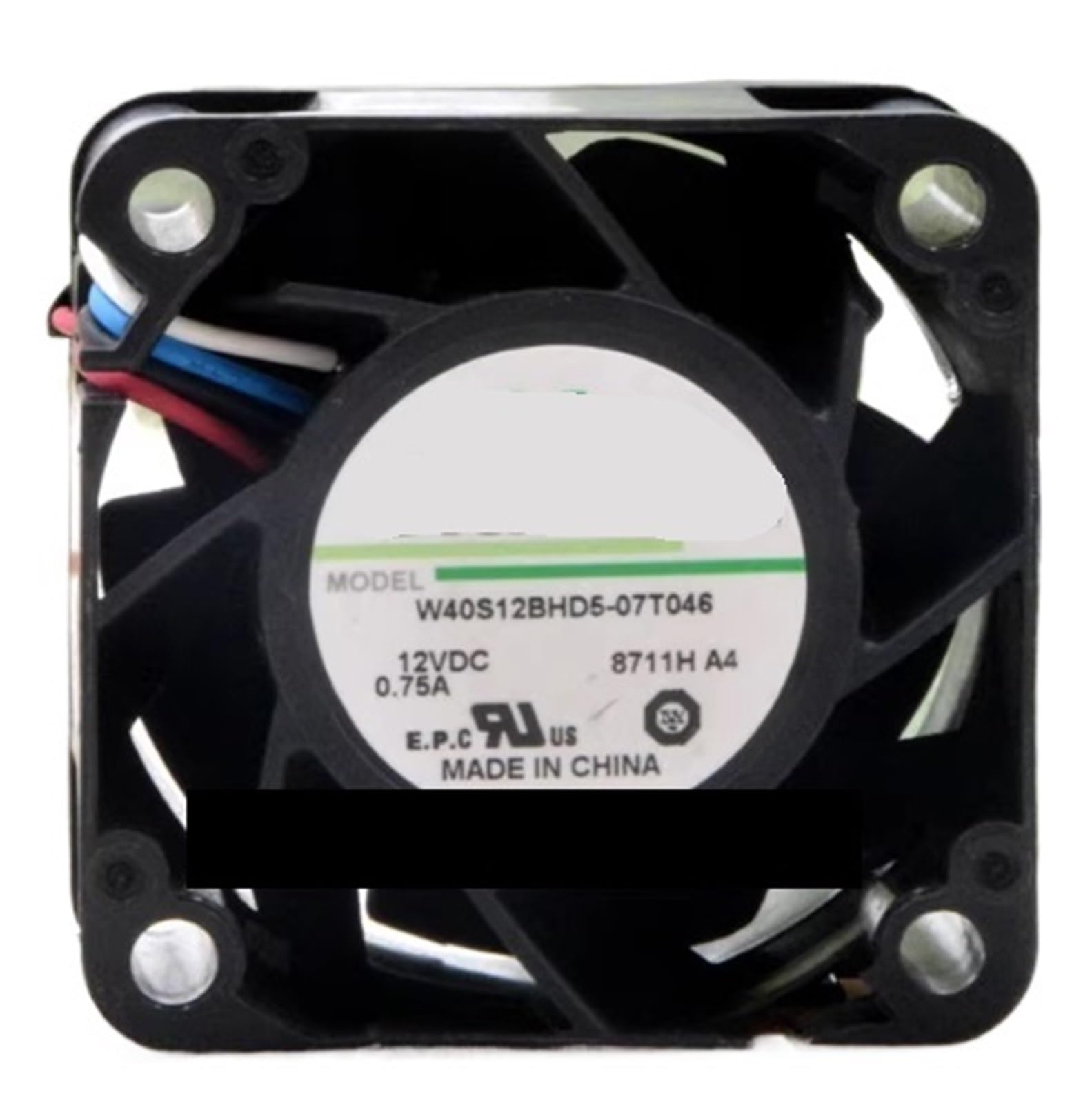 YMUGUEGH W40S12BHD5-07T046 12V 0.75A 4028 Fan