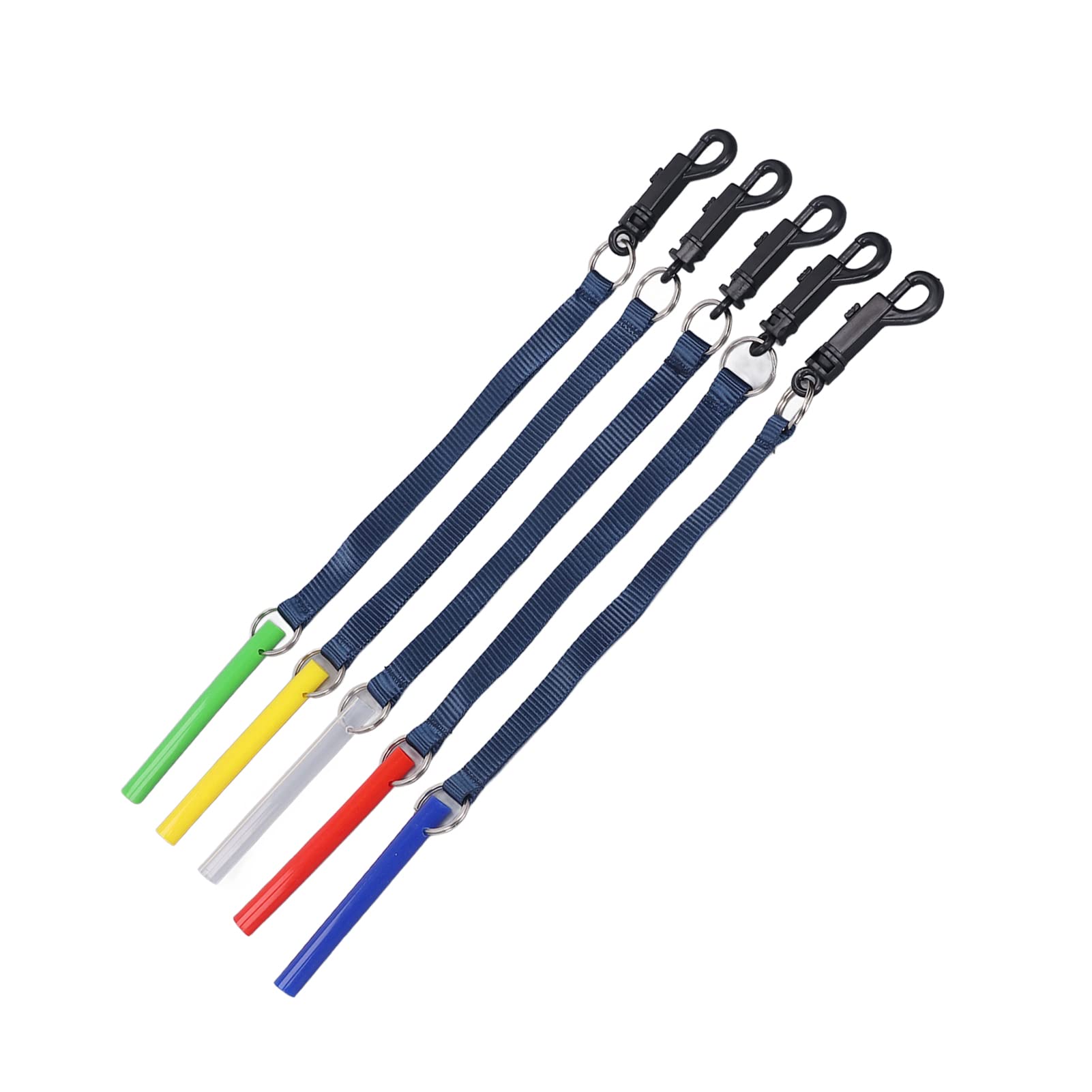 OPPWONG 5pcs Baby Hollow Tubes Sling Silicone Sooth Teethers for Front, Middle, and Back Teeth