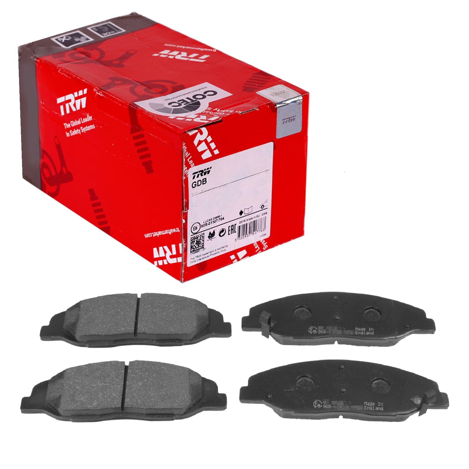 Trw GDB4457 Kit Pastiglie Freno, Freno A Disco-image