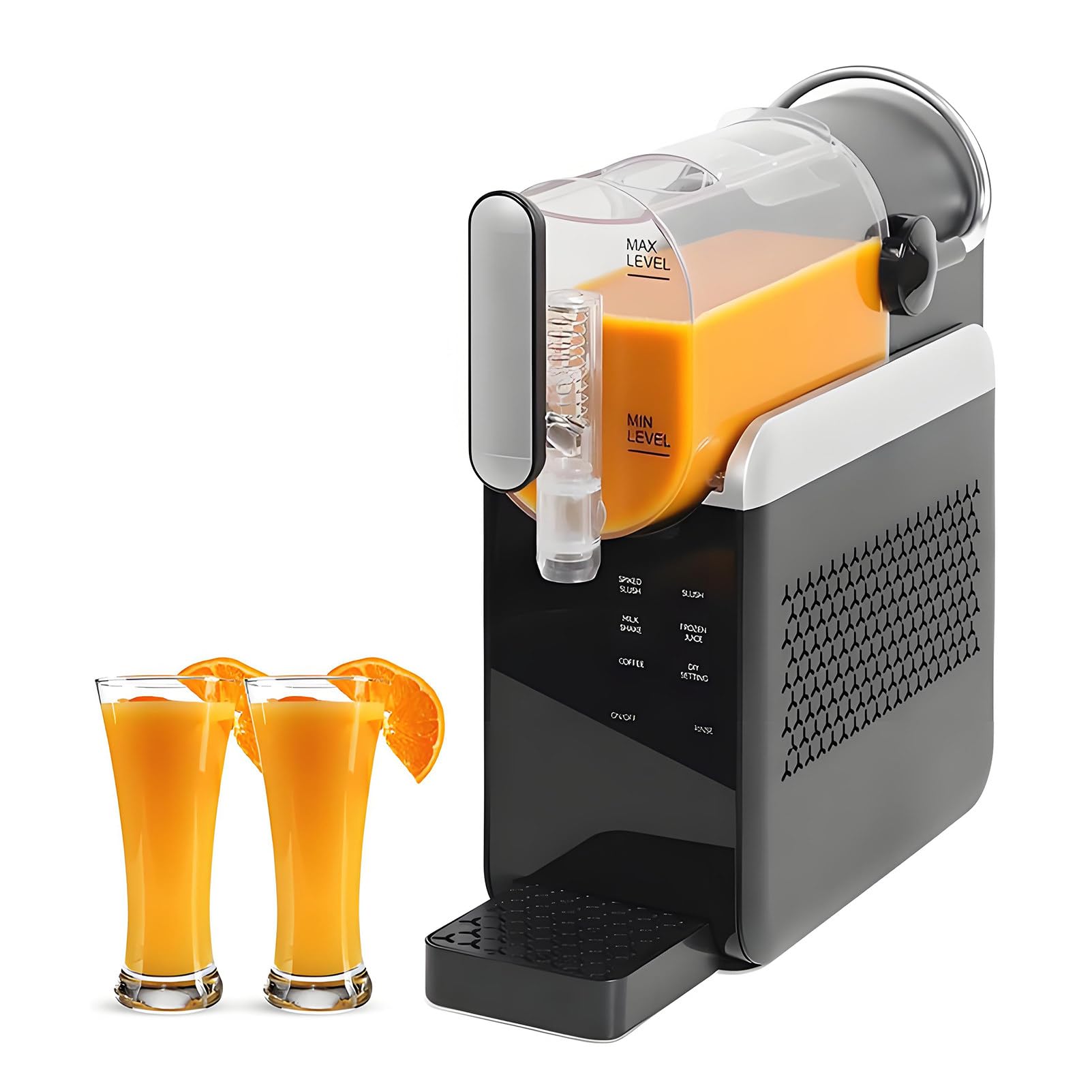 EpyGnom Slushie Maker Professional, No Ice Needed, 2L Capacity 240W Slushy Machine for Home, Cocktails, Frappe, Milkshake, Touchscreen Control, 6 Preset Programs, Auto-Clean Black