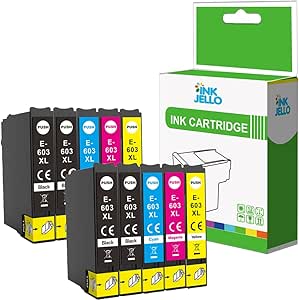 Inkjello 603XL Ink Cartridge Replacement for Epson XP-2100 XP-2105 XP ...