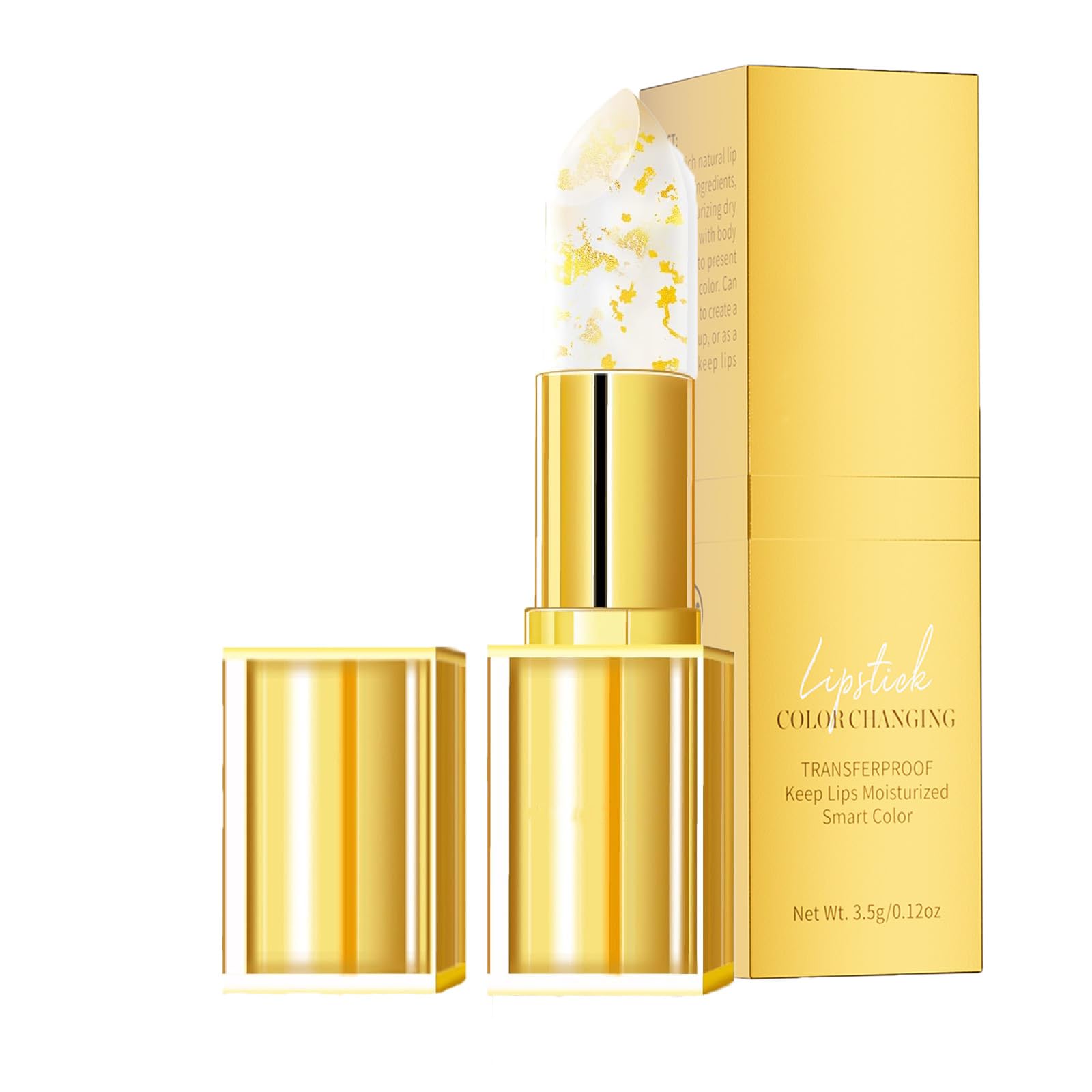 1PCSCoellyo Lipstick, True Tone Ph Adjusting Lipstick for Women,Clear lip stick That Changes Color,Long Lasting 24 Hours Moisturizing (1PCS)