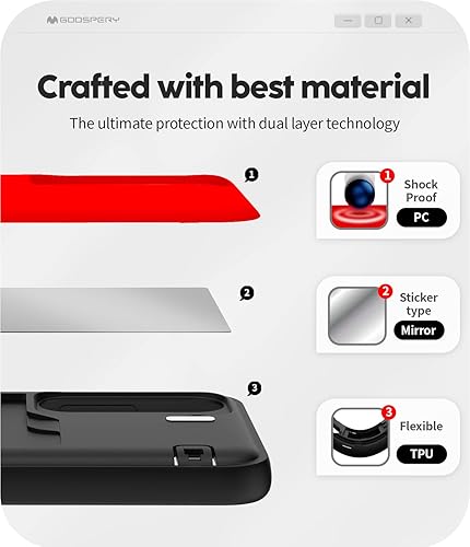 Miniatura 552 de GOOSPERY Parachoques magnético para puerta compatible con Galaxy S23, tarjetero tipo cartera, cierre automático, protección de doble capa resistente