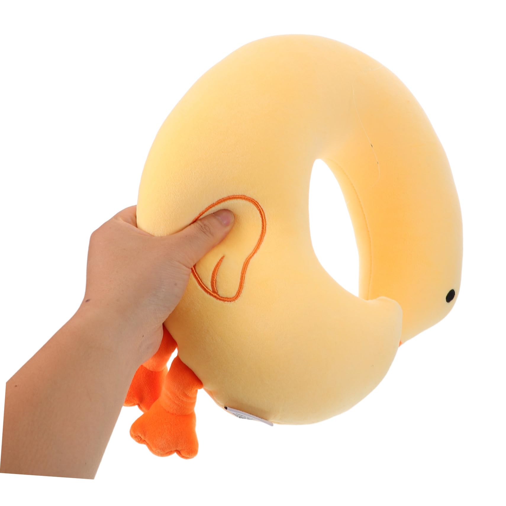 Abaodam Almohada Cervical Forma Dibujos Animados con Relleno De Partículas De Espuma para Viajes Avión Tren Oficina y Hogar Proporcionando Soporte Cuello Cabeza