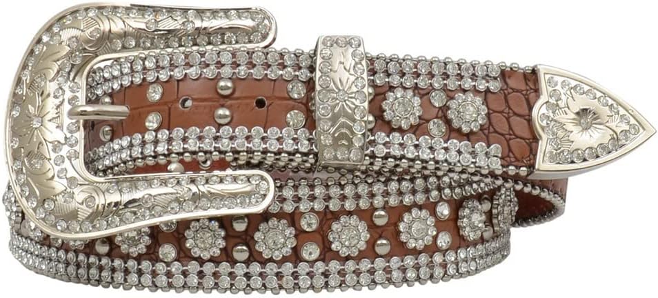 Angel Ranch 1 1/2" Brown Ladies' Fashion Belt