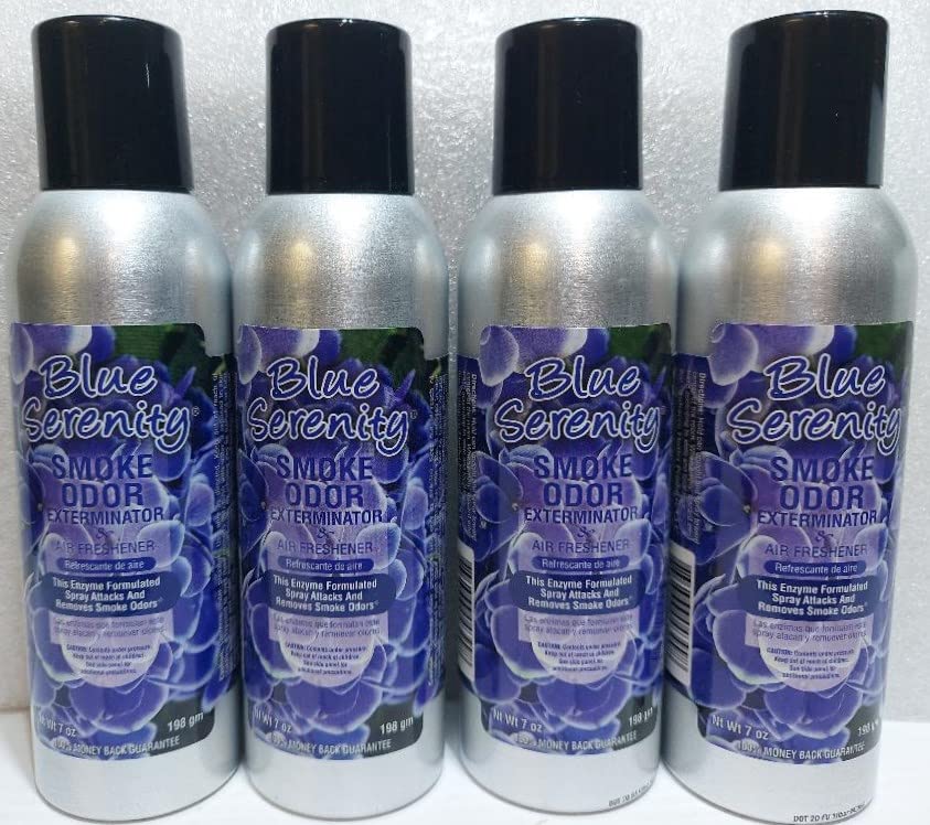 Smoke Odor Exterminator7oz Large Spray Blue Serenity Spray (4)