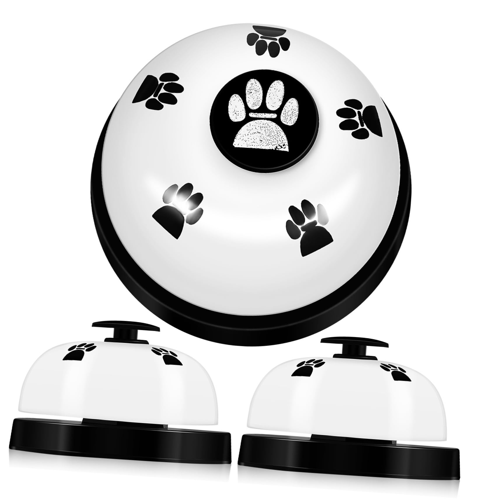 Toddmomy 3Pcs Pet Training Bells for Potty Training and Communication Durable Dog Doorbell for Dogs and Puppies for Indoor and Outdoor Use Easy to Install Loud Sound