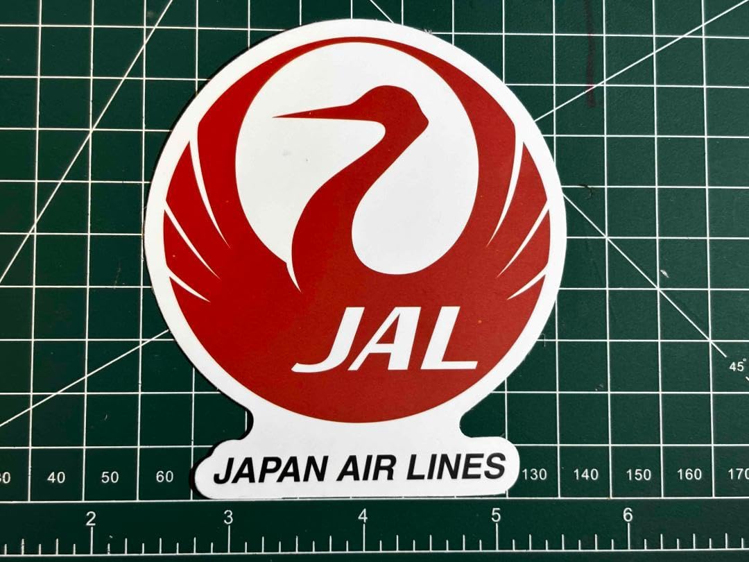 Amazon | JAL 日本航空ロゴマーク ステッカー 1枚 | シール
