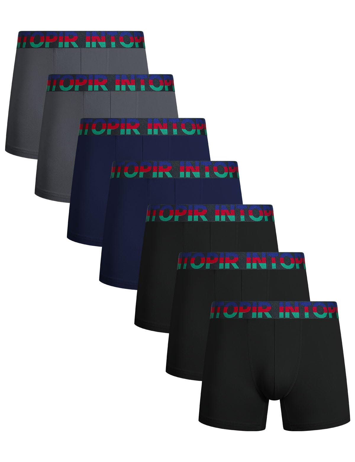 CHUAKIN Boxershorts Herren 7er Pack Atmungsaktive Männer Unterwäsche Unterhosen Men Retroshorts Boxer