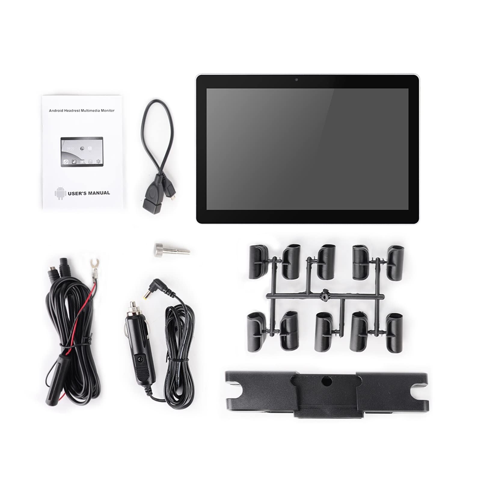 Moniteur d'appui-tête de Voiture 10,1 Pouces HD 1080P Écran Tactile vidéo/USB SD // Lecteur FM MP5(1 Pcs Monitor)