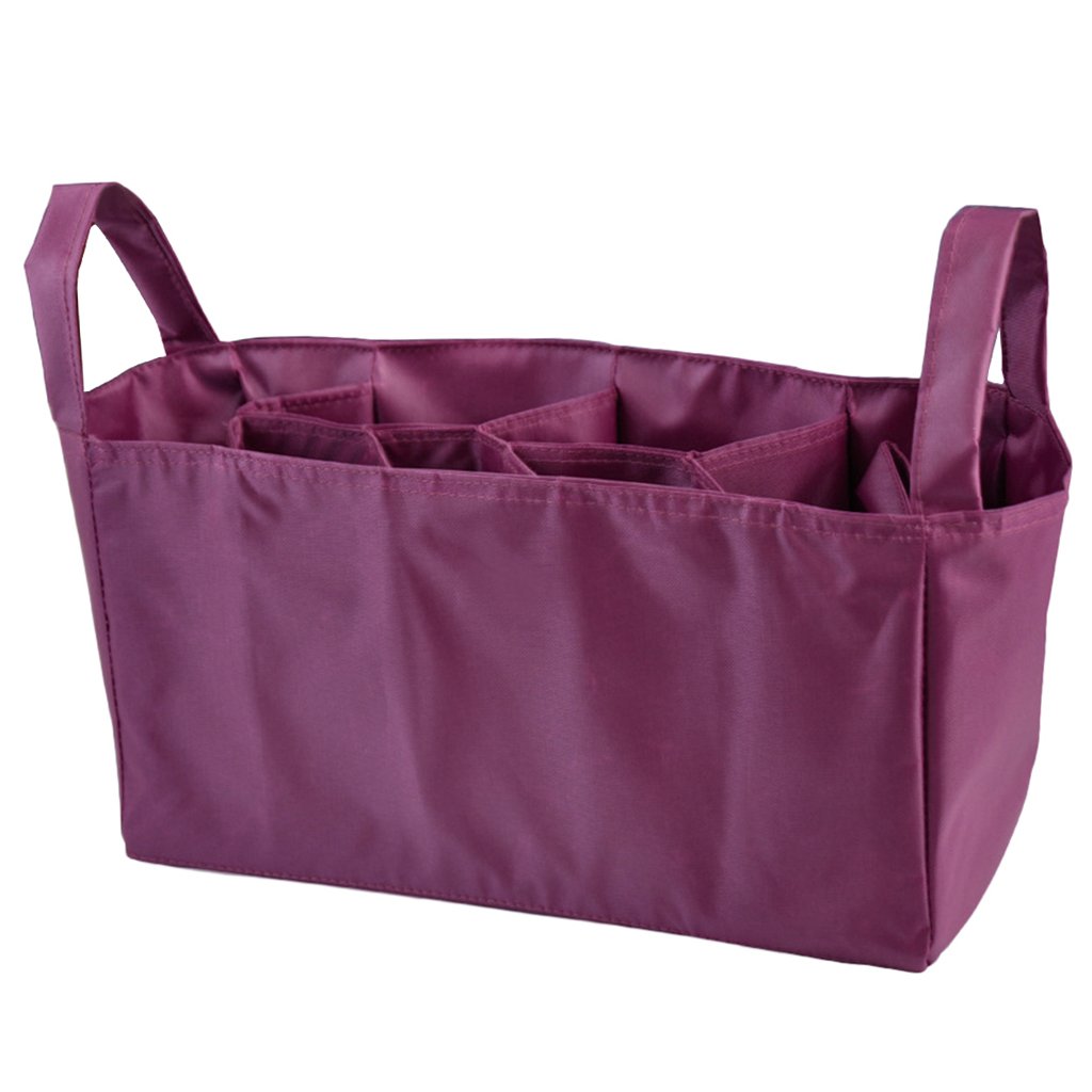 elbme ELBME® Nappy Diaper Bag Mummy Baby Bag Organizer Container Light Pouch Wine Red-picture-38