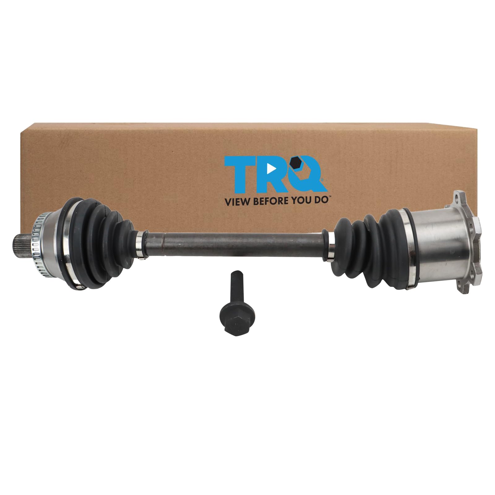TRQ Vordere Fahrerseite CV Achse Montage kompatibel mit 02–04 Audi A4 Quattro Automatic 05 A4 Quattro V6 3.0L Automatik 05 A4 Quattro I4 1.8L Automatik 06 A4 Quattro Cabriolet