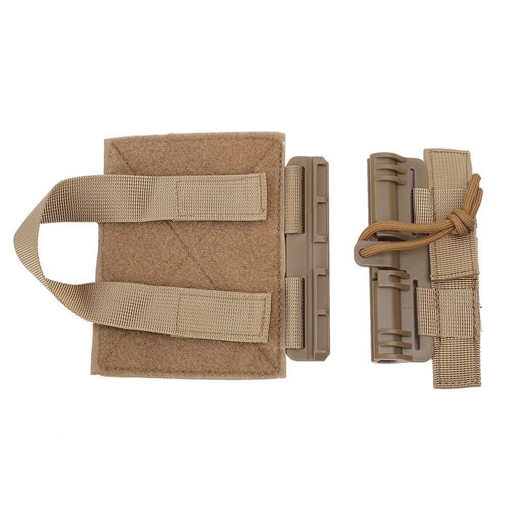 MiOYOOW Sgancio Rapido per Gilet, Set di Fibbie per Rimozione di Gilet 1000D Molle con Chiusura a Gancio e Anello per JPC NCPC