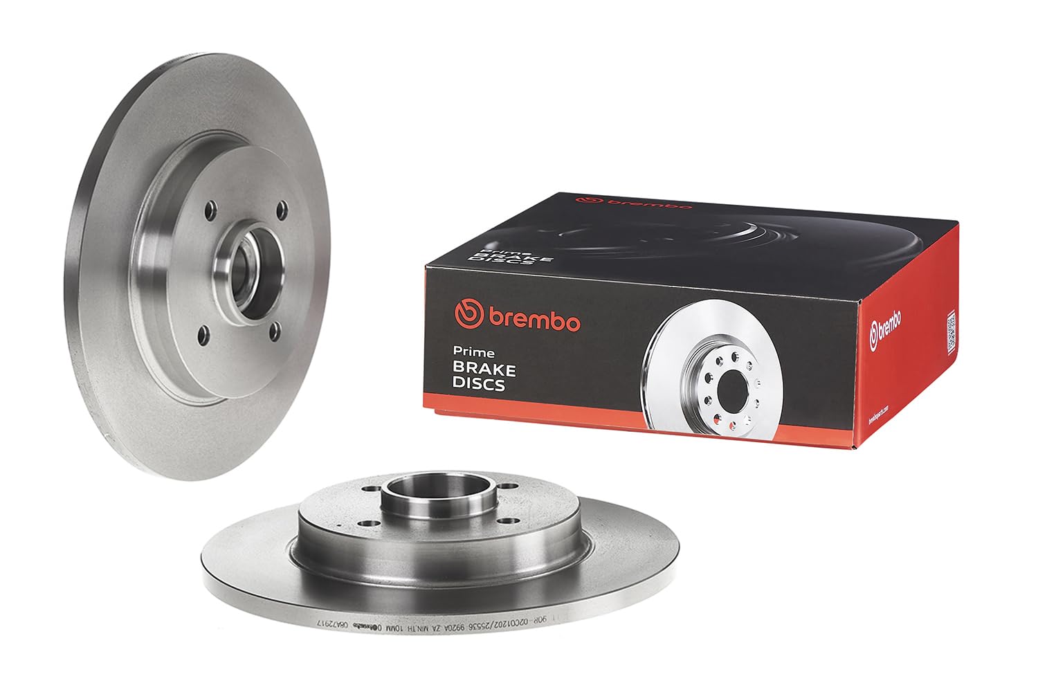 2x Brake Discs Pair Solid fits DS DS4 CROSSBACK Rear 1.2 1.6 1.6D 2.0D 15 to 18