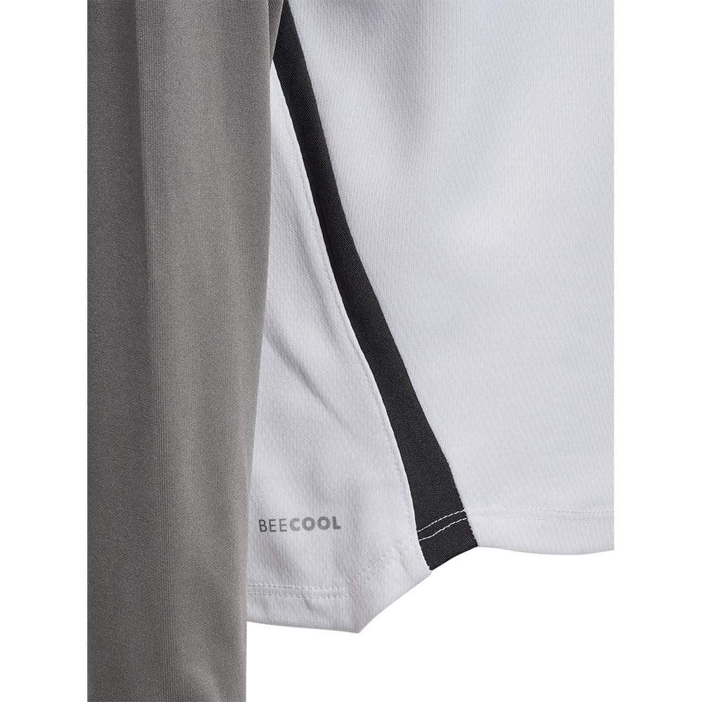 hummel Felpa Junior Lead 2.0 con mezza zip 140 cm Bianco