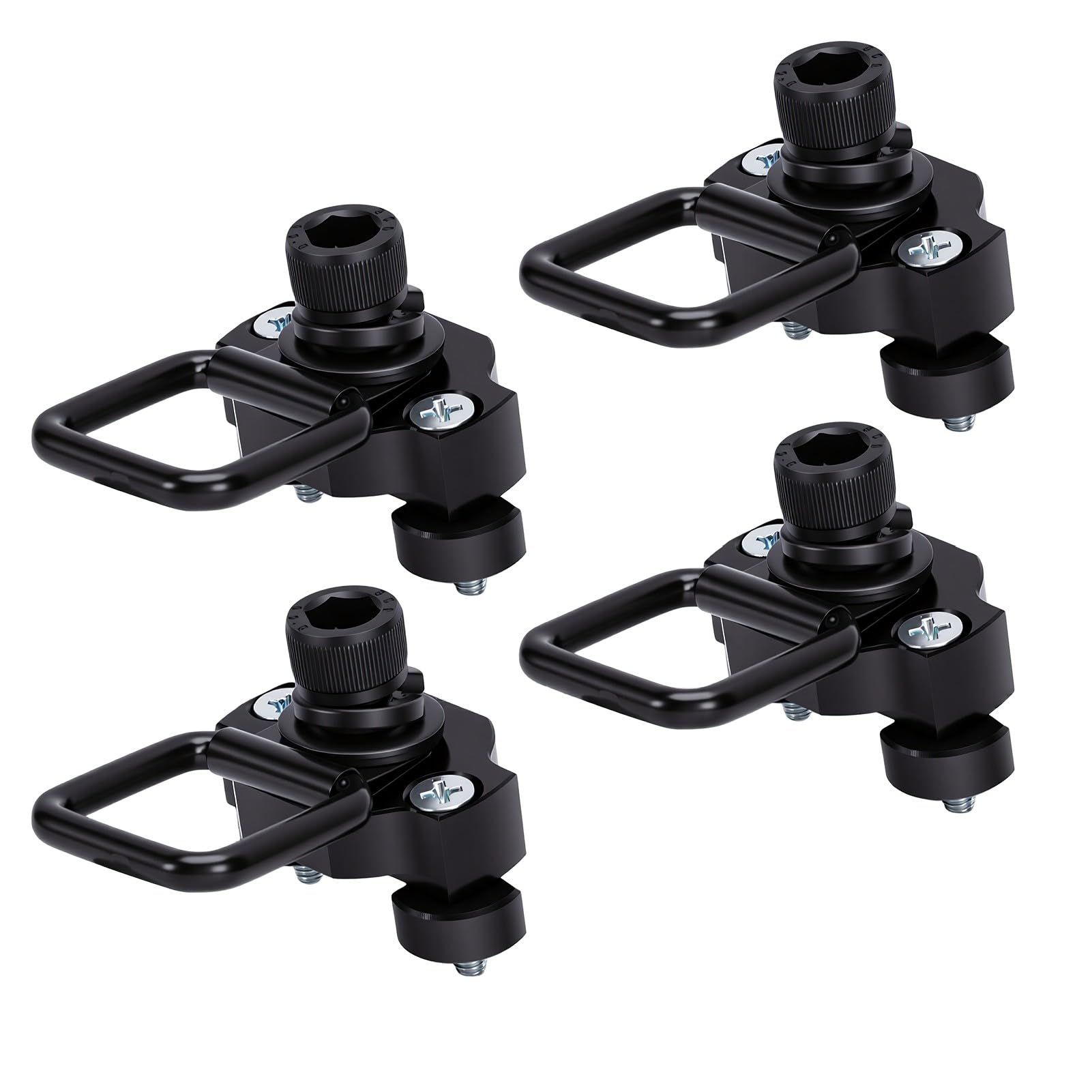 Anclajes de Amarre con Anillo en D para ATV UTV, Puntos de Seguridad Adicionales Confiables para Trabajo Al Aire Libre, Paquete de 4